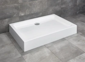 Radaway Laros D Compact brodzik 120x80 cm prostokątny biały SLD81217-01