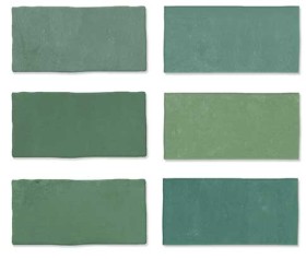 Płytka ścienna  WOW FEZ EMERALD MATT 6,2 X 12,5 CM