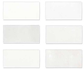 Płytka ścienna WOW FEZ WHITE MATT 6,2 X 12,5 CM